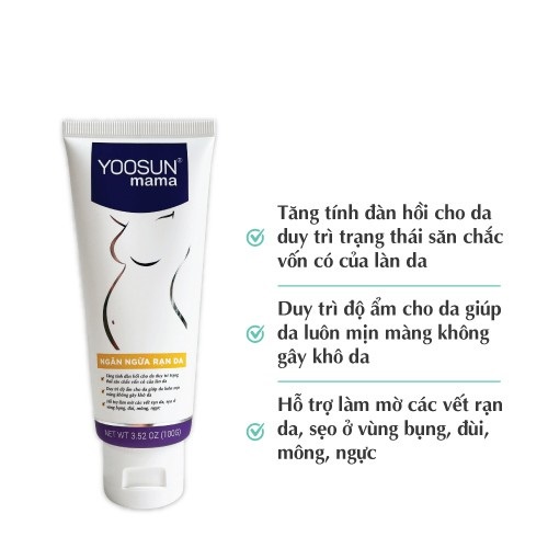Kem Yoosun Mama, ngăn ngừa rạn da phục hồi vết rạn phục hồi da dưỡng ẩm làm mềm da,tuýp 100g