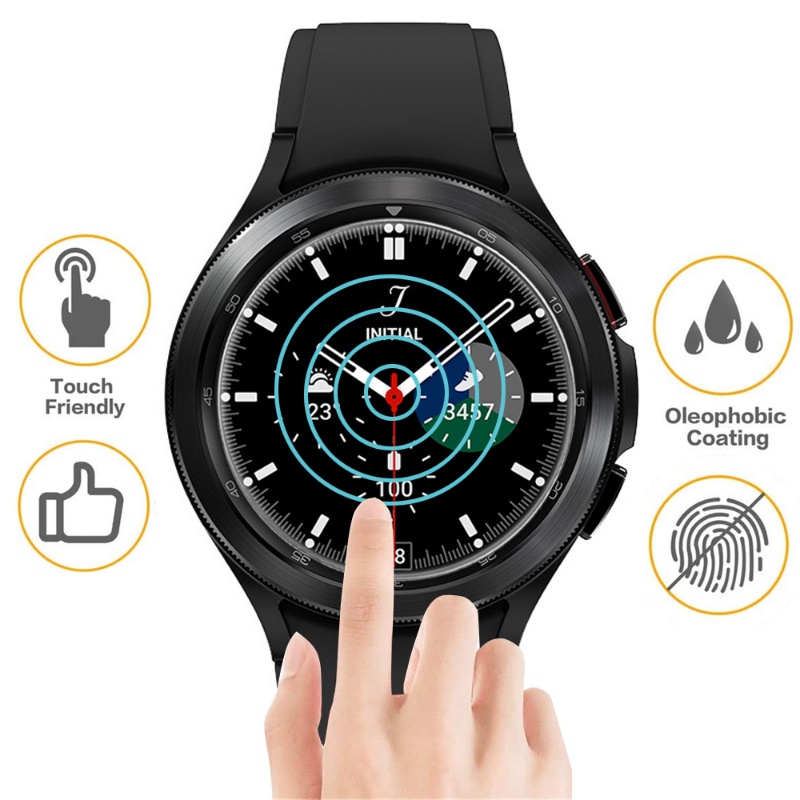Set 5 miếng dán cường lực bảo vệ màn hình đồng hồ Samsung Galaxy Watch 4 44MM 40mm