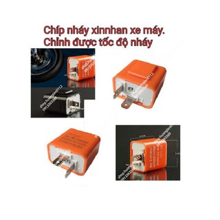 Cục chớp xi nhan đèn led xe máy điều chỉnh tốc độ nháy chớp