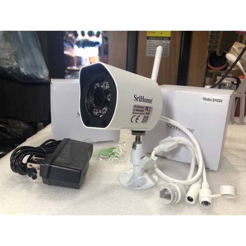 CAMERA SRIHOME SH034  NGOÀI TRỜI 5MP - SIÊU NÉT GÓC RỘNG  LOẠI MỚI  - CHỐNG NƯỚC