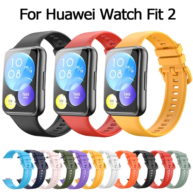 Dây Đeo Silicone Thay Thế Cho Đồng Hồ Thông Minh huawei watch fit 2 smart watch band