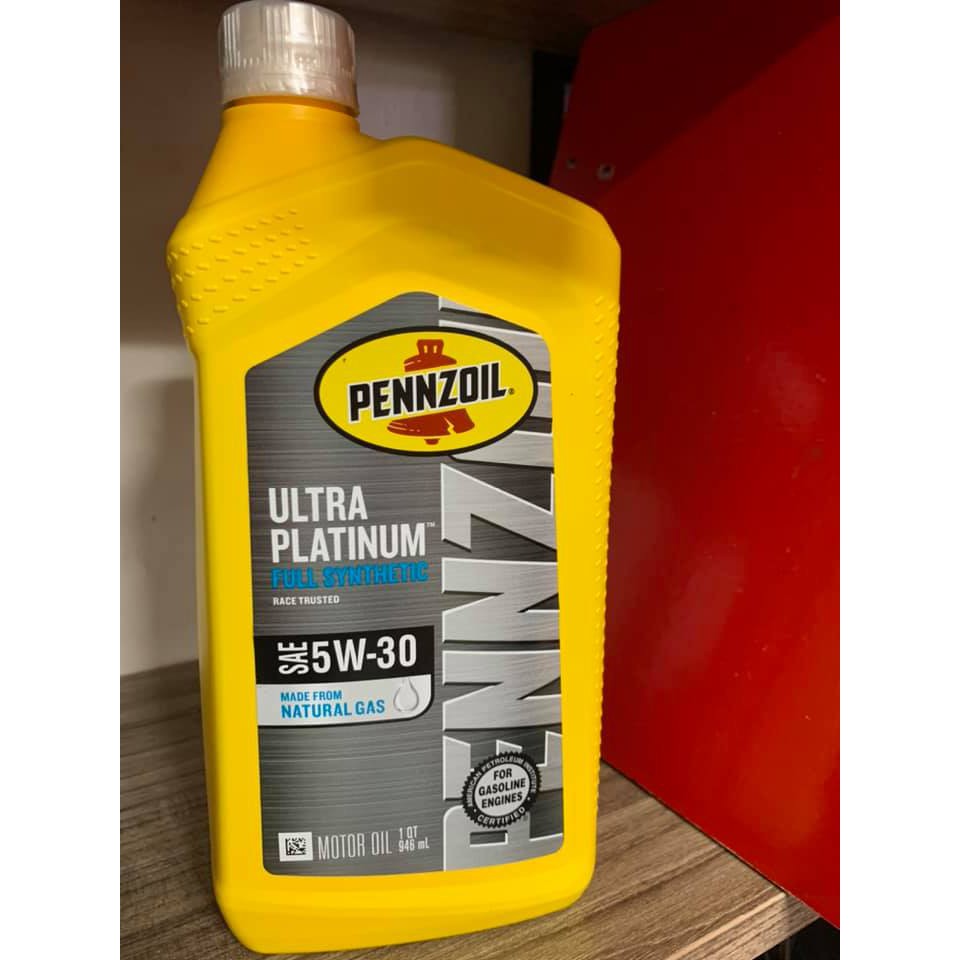 Nhớt Pennzoil Ultra Platium 5w30 cho tay ga cao cấp (946 ml)
