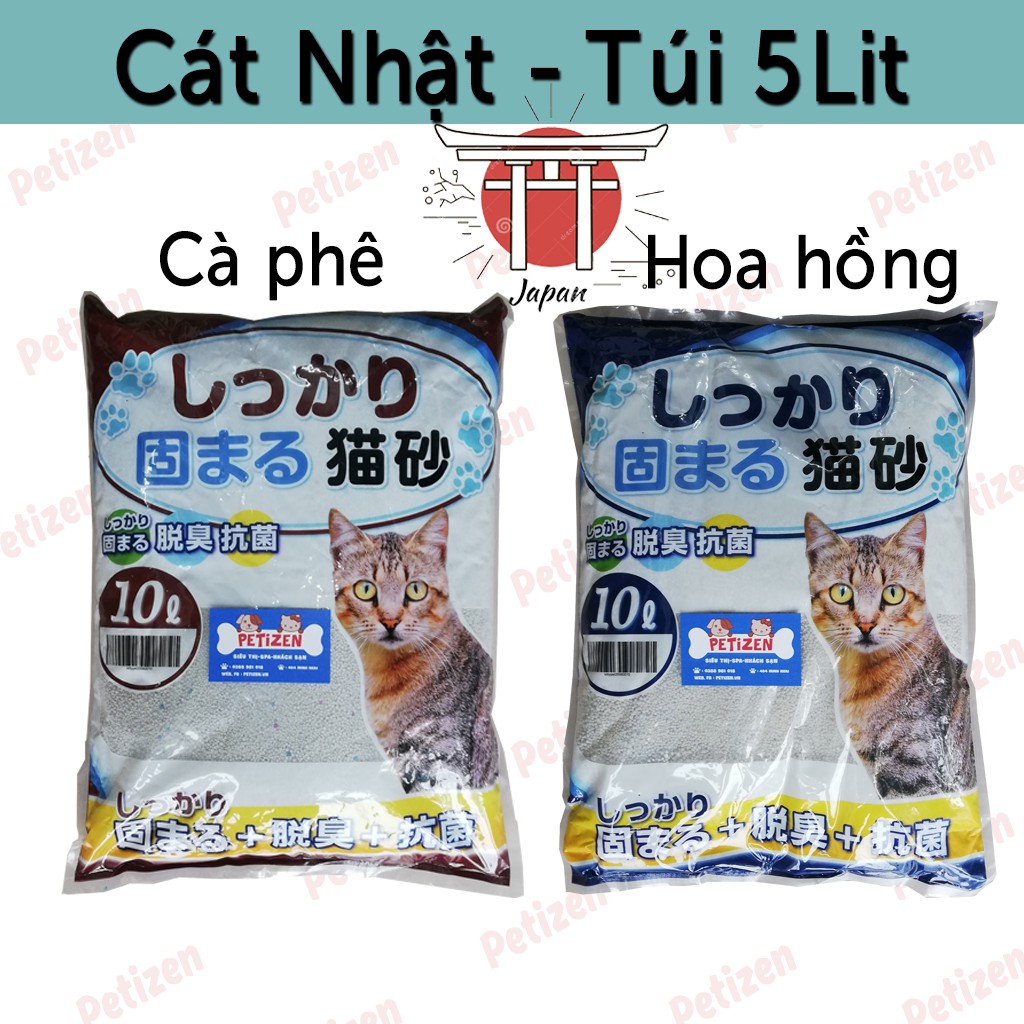 Cát Vệ sinh Mèo - Cát Nhật Túi 5L