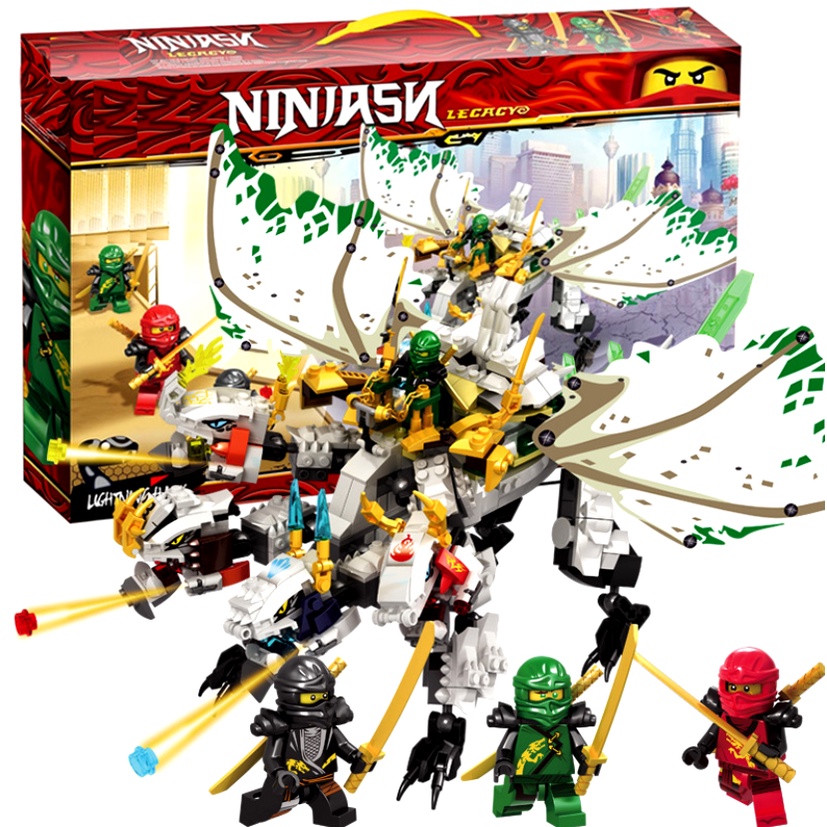 Đồ Chơi Xếp Hình L.E.G.O NinjaGO 755 PCS Phantom Ninja Rồng 4 Đầu - Đồ Chơi Lắp Ráp Mô Hình Cao Cấp