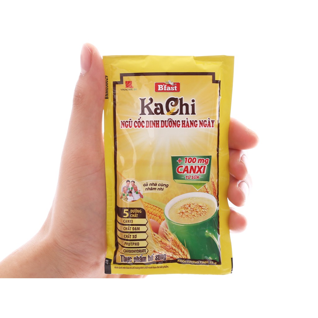 Ngũ cốc dinh dưỡng VinaCafé B'Fast Kachi bịch 500g