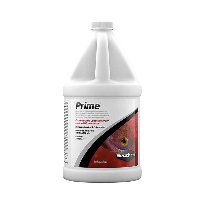 SEACHEM - PRIME | Khử Clo, NH3, NO2, NO3 cho nước hồ cá thủy sinh, hồ cá biển (Chính Hãng)