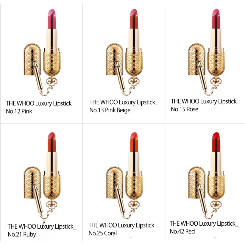 Son Môi Dưỡng Ẩm The Whoo Gong Jin-hyang Mi Palace Cao Cấp