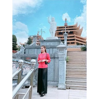 Đồ đi chùa _ SET BỘ BÀ BA GẤM CAO CẤP