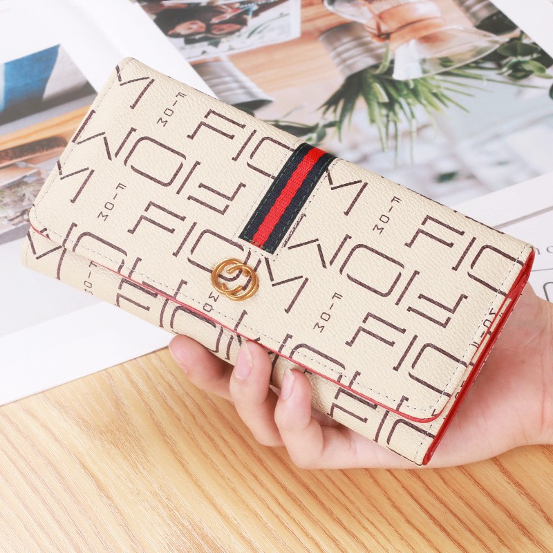 Ví nữ dáng dài cầm tay cao cấp nhiều ngăn phong cách Hàn Quốc đẹp giá rẻ LUKADO VDCT35