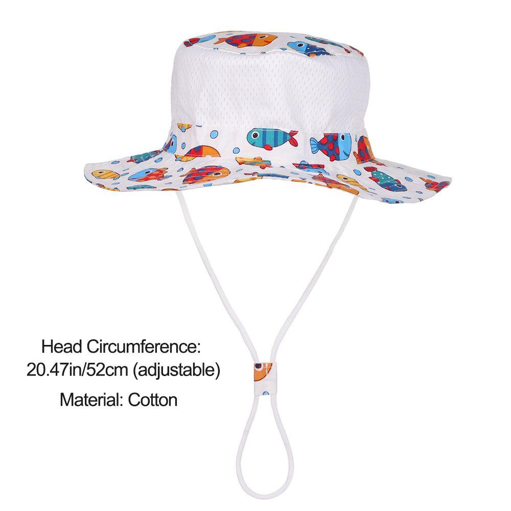 Nón Vành Fedoras Họa Tiết Hoạt Hình Thời Trang Đi Biển Dành Cho Trẻ