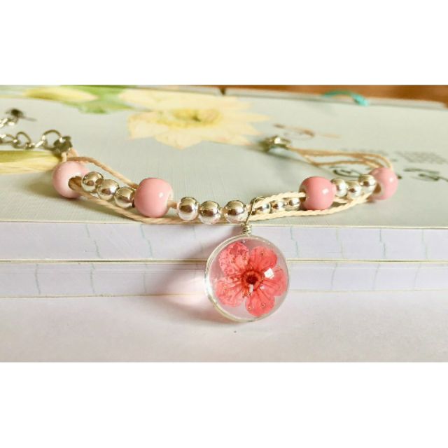 Vòng tay hoa khô tam sinh tam thế