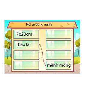 [Đồ dùng dạy học] Ngôi trường thân yêu