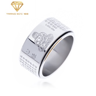 Nhẫn titan ko đEn khắc bát nhã phật tổ