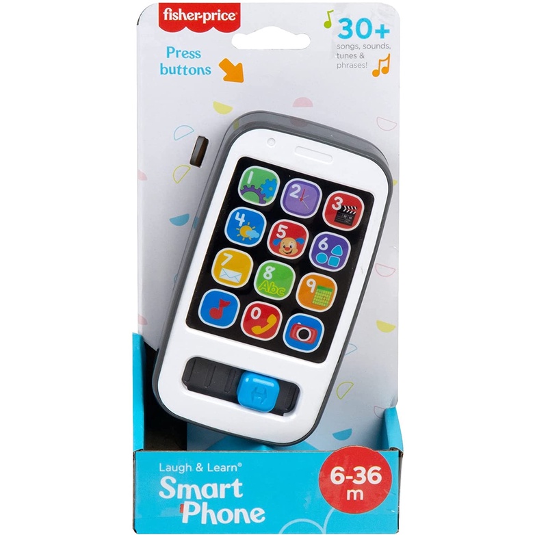 Điện thoại thông minh cho bé yêu bấm số, hơn 20 bản nhạc âm thanh (Fisher-Price Laugh & Learn Smart Phone)