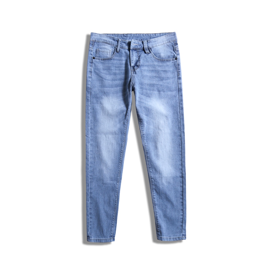 Quần Jean Xanh Trơn Màu Sáng . Tóm Store
