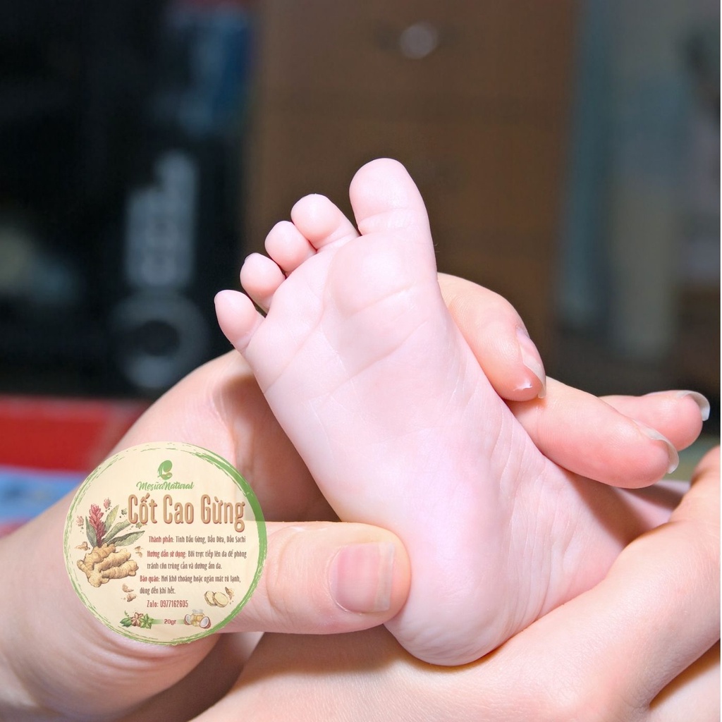 10G Cao Gừng Giữ Ấm cho em bé thiên nhiên Lá Mori