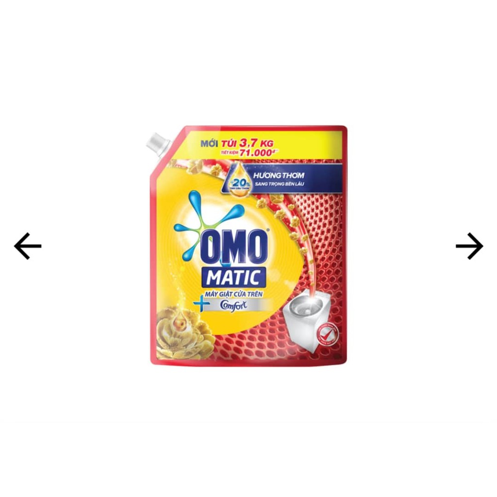 nước giặt Omo 3.7kg tinh dầu cửa trên