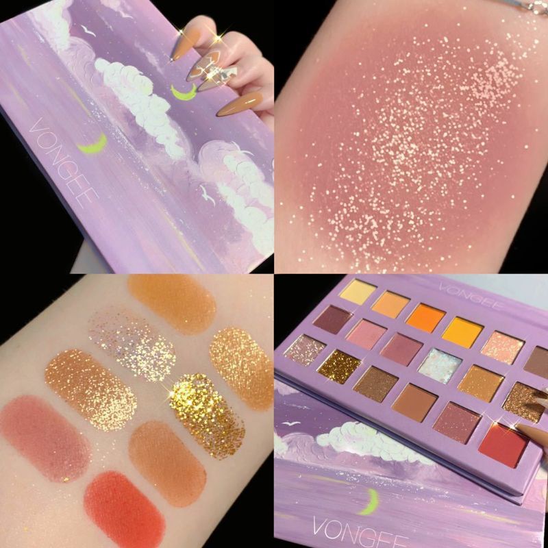 Bảng phấn mắt trẻ trung đáng yêu 18 ô mix nhũ lì | BigBuy360 - bigbuy360.vn