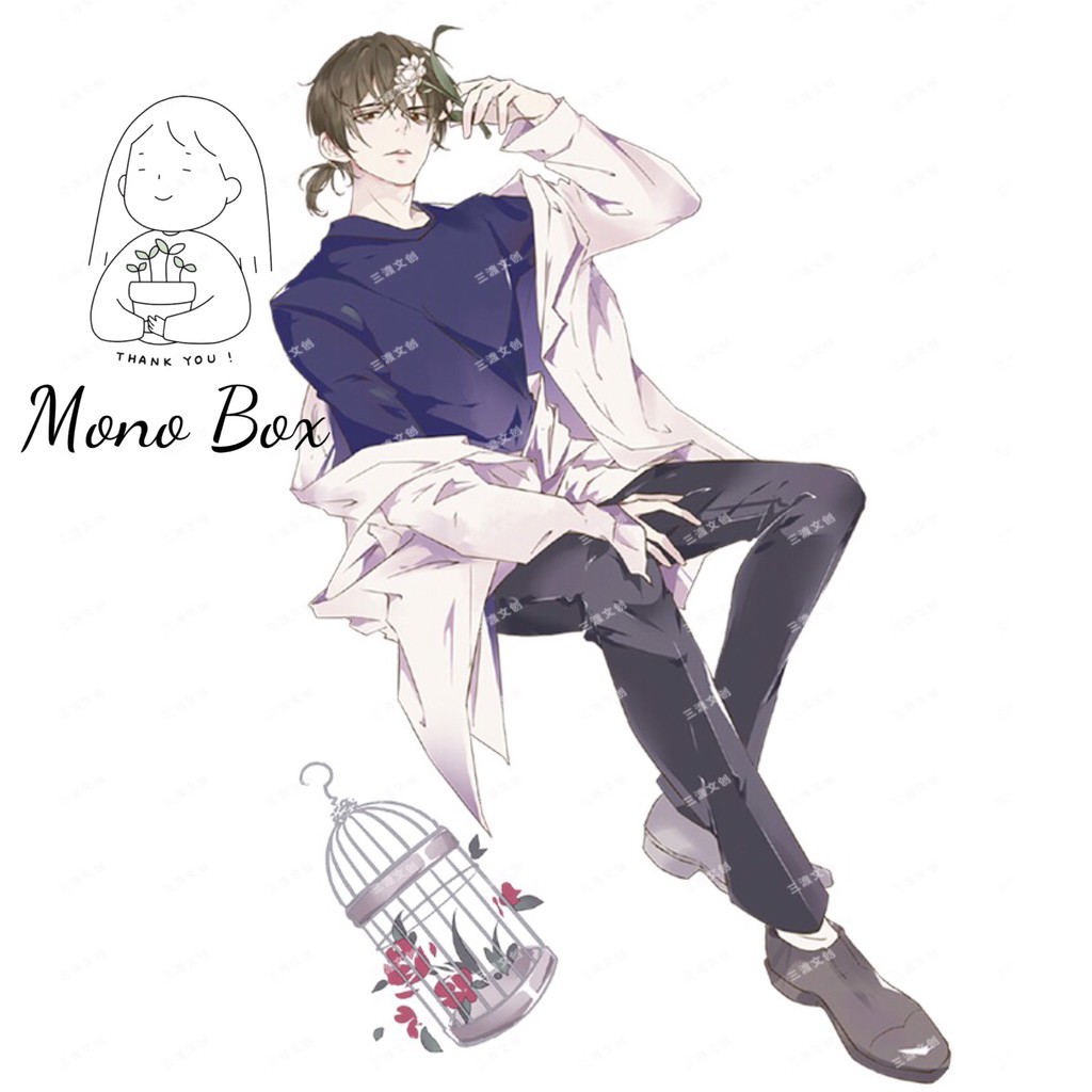 [Chiết] Washi tape nhân vật chàng trai đẹp trai Mono_box 00604