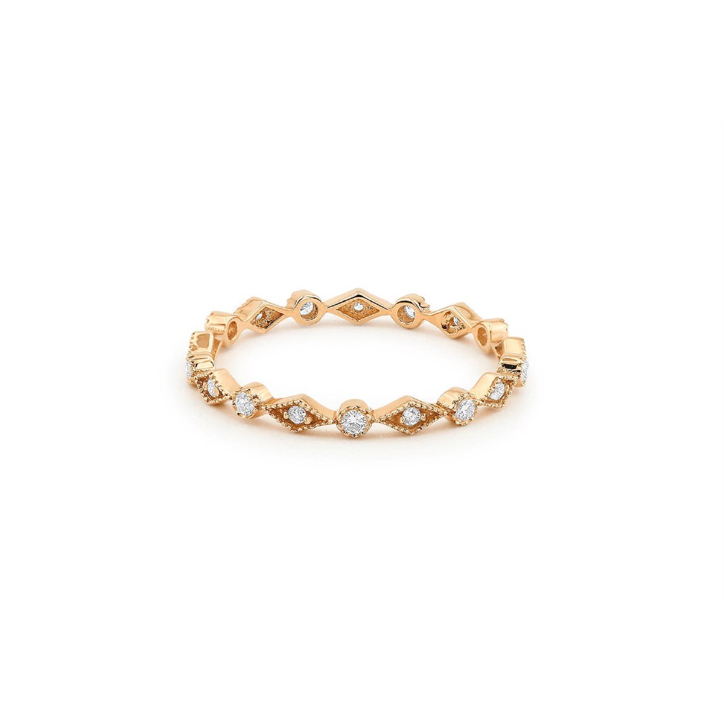 Nhẫn mạ vàng 14K thời trang cho nữ