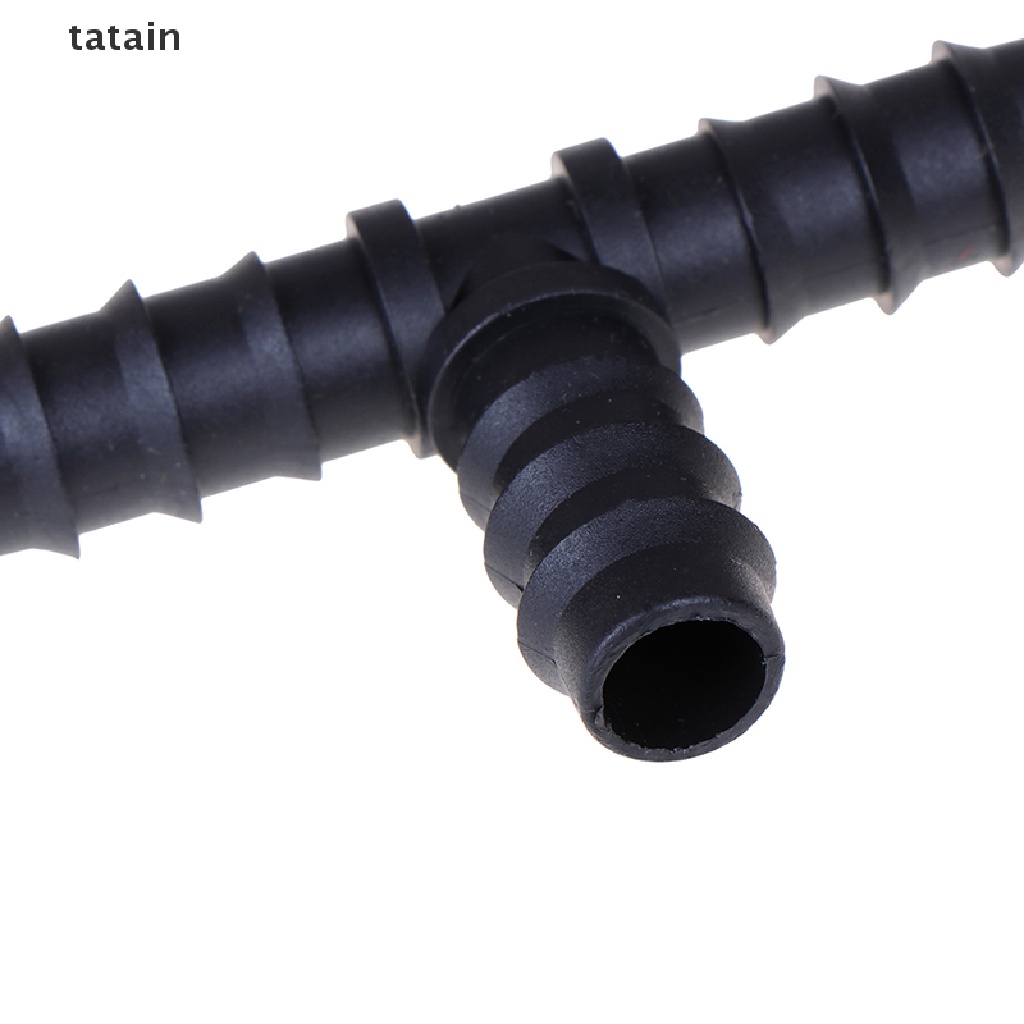 [TAT] 8PCS Garden hose tee water splitter 16mm connector garden irrigation barbed tee CVX