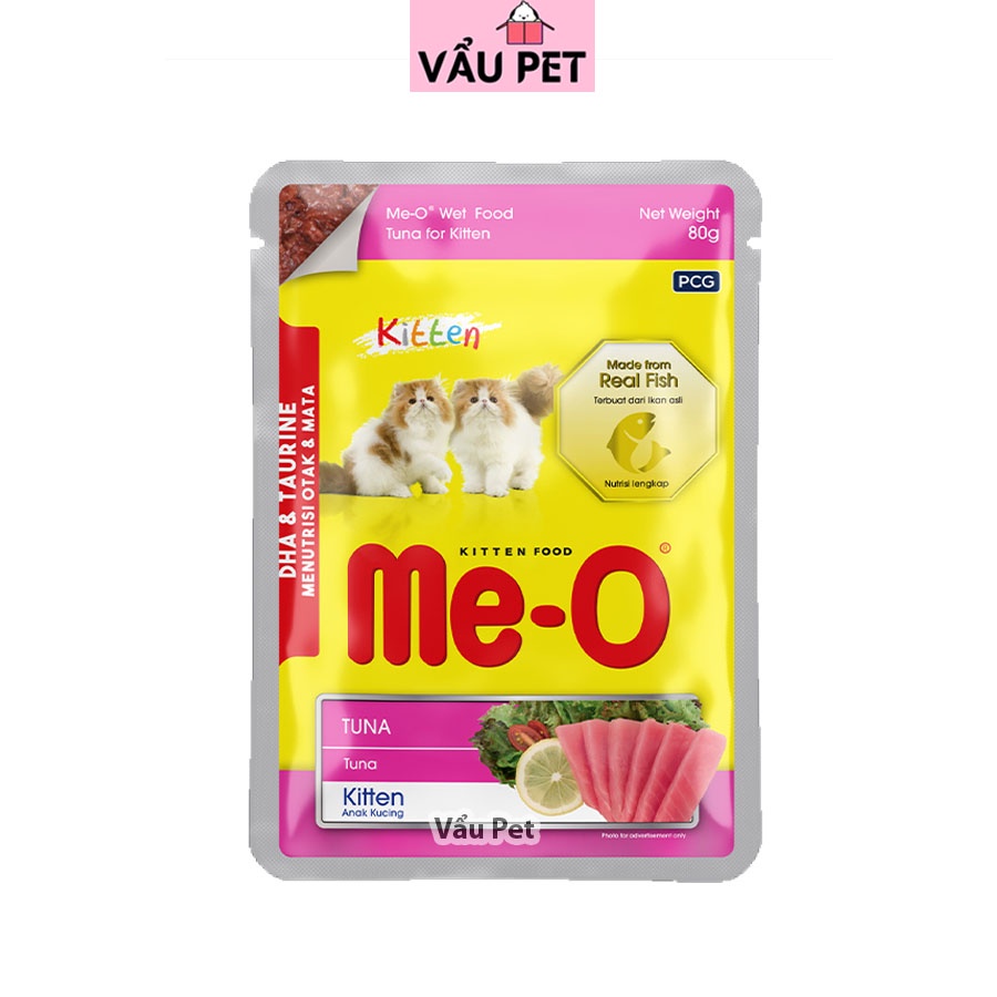 Pate mèo Me-o 80g - Pate cho mèo con, mèo lớn đầy đủ dinh dưỡng