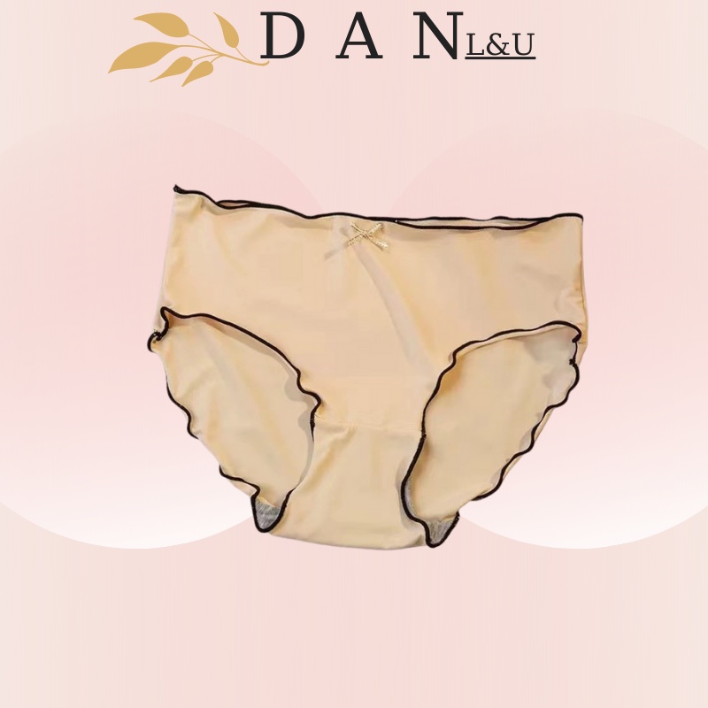 Quần Lót Nữ Gợn Sóng Thắt Lưng Nơ Mềm Mịn Thoáng Mát DAN L&amp;U 2074