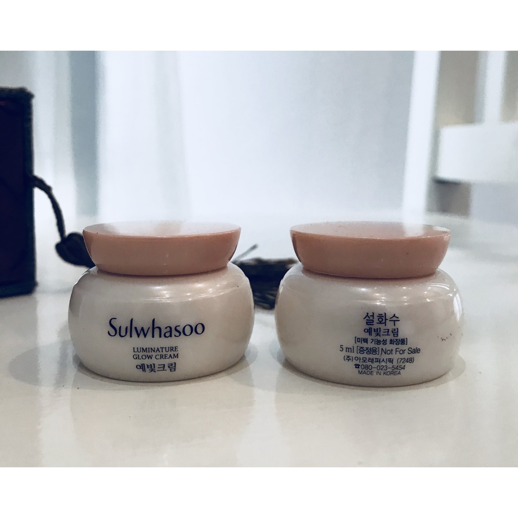 [Minisize 5 hũ] Kem Trắng Da Chống Lão Hoá SULWHASOO Luminature Glow (5ML/hủ x 5 hủ)