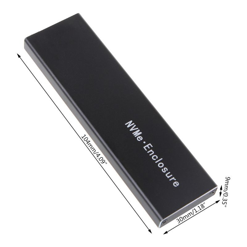 Vỏ Ổ Cứng Ssd Nvme Usb3.1 Gen2 Type-C M.2 Ssd Alli M2 2230 / 2242 / 2260 / 2280mm | BigBuy360 - bigbuy360.vn