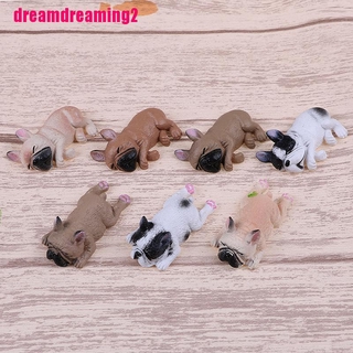 Mô Hình Chó Bull Đang Ngủ Dễ Thương