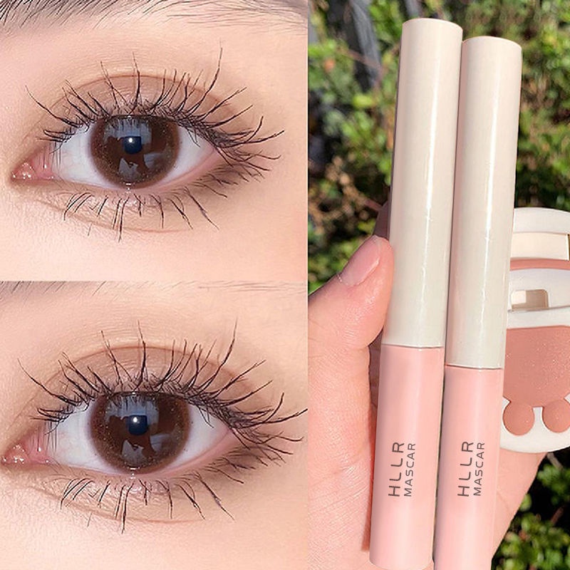 Mascara đầu mảnh HLLR2.5mm không lem, giúp làm dài, dày, tạo kiểu, làm cong mi - Baihee