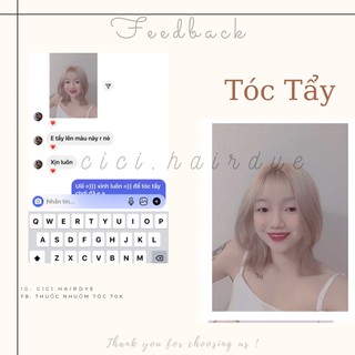 TẨY TÓC SIÊU DƯỠNG COLLAGEN LÊN MÀU NHANH