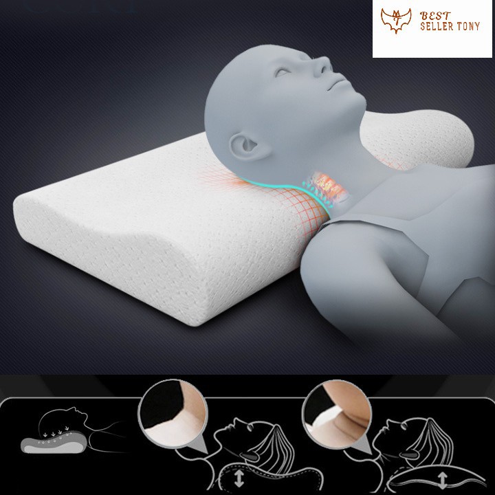 Gối massage đầu cao cấp trị liệu chống đau đầu thẳng cột sống