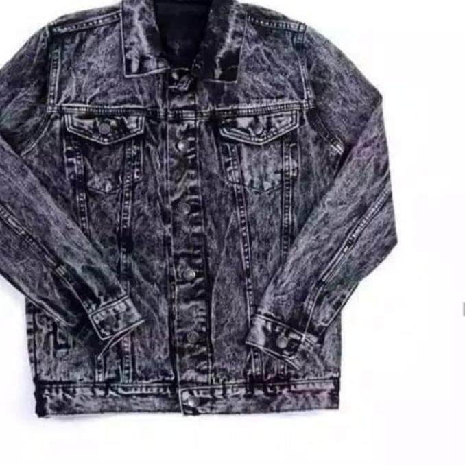 Áo Khoác jeans Màu Đen Dài 6.6 Dành Cho Cặp Đôi 730