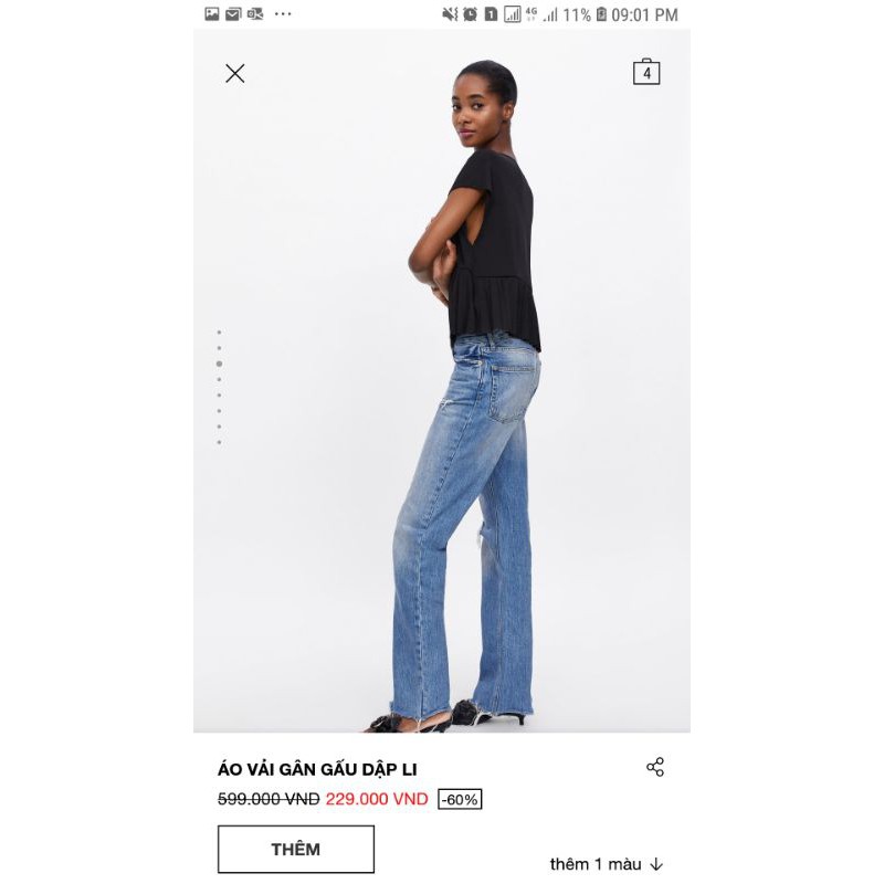 Áo zara authentic size S
