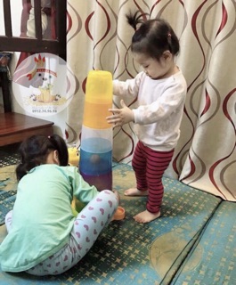 Tháp xếp chồng thả bóng Winfun