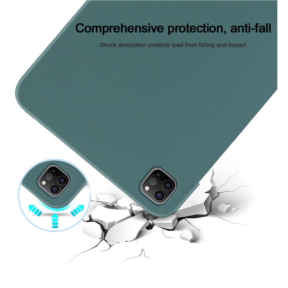 Ốp Máy Tính Bảng Silicone Chống Sốc Cho iPad 2022 iPad Air 5 10.9 A2589 A2591 Air 4 Pro 11 12.9 inch For 2021 Mini6 iPad 7th 8th 9th 10.2