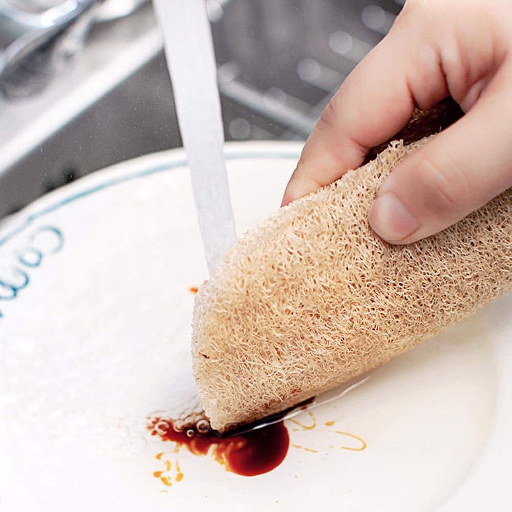 Miếng Xơ Mướp Tự Nhiên Rửa Chén Tiện Dụng