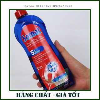 Dầu bóng máy rửa bát somat 750ml - nước trợ xả
