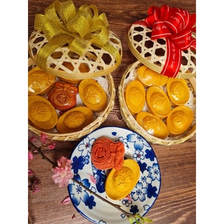 bánh dứa thỏi vàng ngày cúng rằm, mùng 1