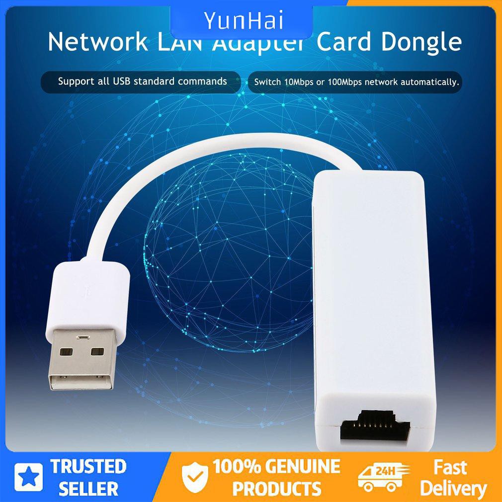 Card chuyển đổi mạng LAN USB 1.1 sang Ethernet 10/100 RJ45 Dongle 100Mb