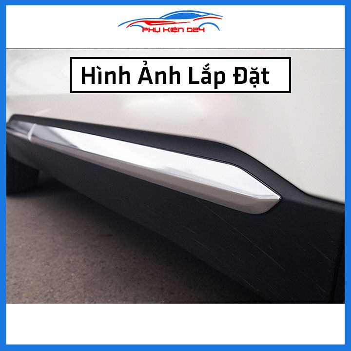 Bộ ốp nẹp sườn Santafe 2019-2020-2021-2022 mạ crom trang trí làm đẹp xe