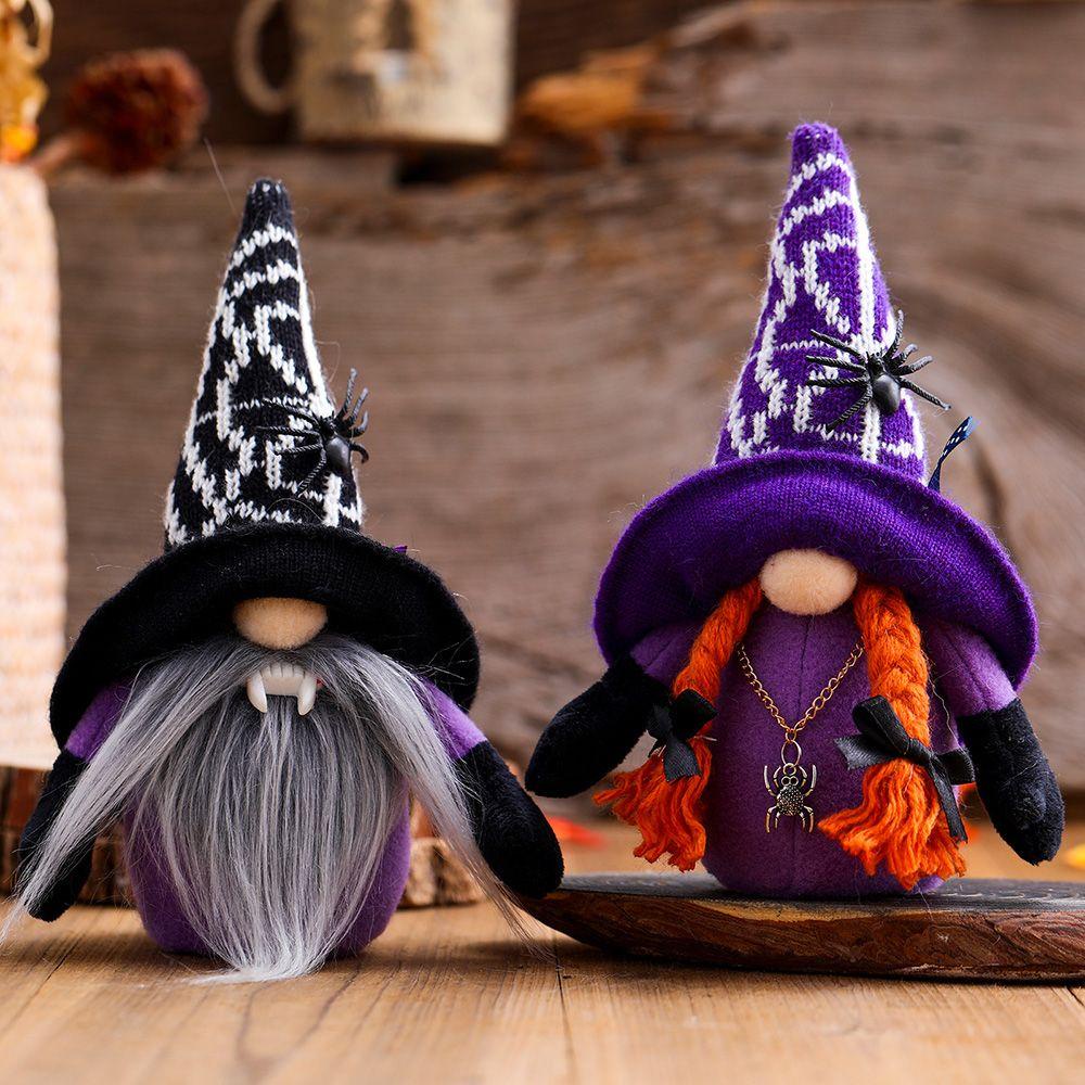 YIYU Đồ trang trí Nhân Vật Tyrler1 Gnome Bằng Vải Dệt Kim Sáng Tạo Trang Trí Nhà Cửa / Halloween
