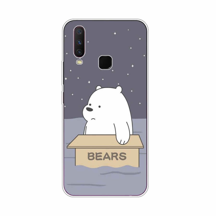 Ốp silicon Mềm In Hình Gấu We Bare Bears Cho Vivo Y20 / Y12 / Y15 / 2020 / Y83 / Y95 / Y11 2019