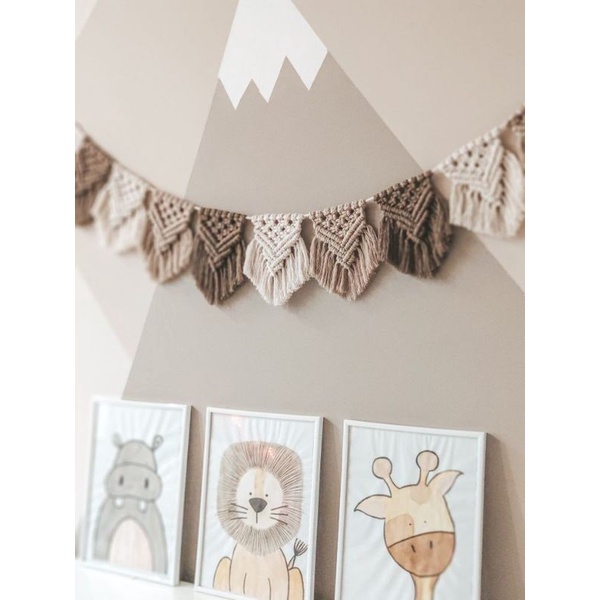 Dây Treo Macrame trang trí M1 decor, phụ kiện chụp ảnh