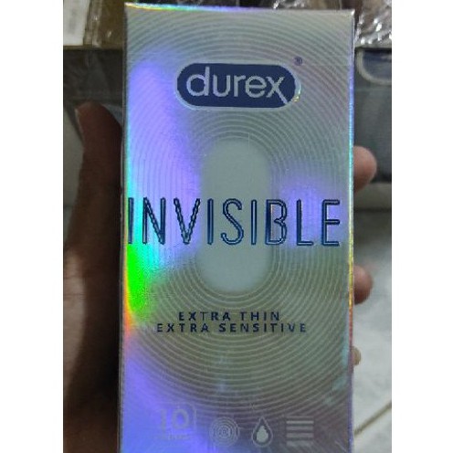 [Che tên] COMBO 1 Hộp Durex Invisible 10 cái siêu ôm khít + 1 Hộp Durex Performa 12 cái kéo dài thời gian