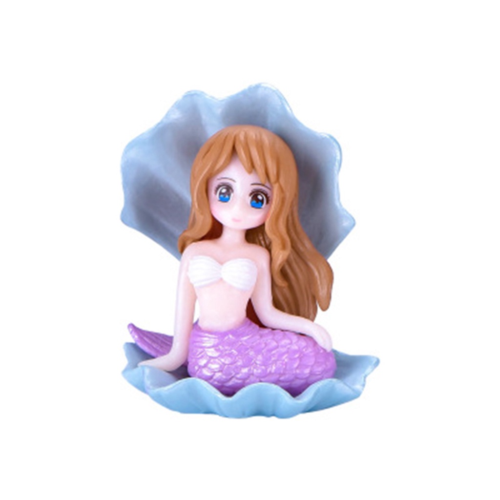 Bộ 4 Tượng Nàng Tiên Cá Trang Trí Sân Vườn