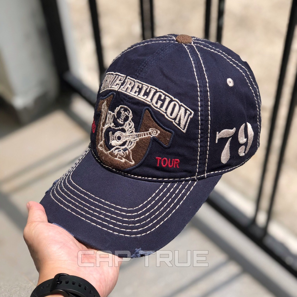 ]Mũ Lưỡi Trai Thời Trang  Nam Nữ - Nón Ông Địa TRUE RELIGION Địa 79 U