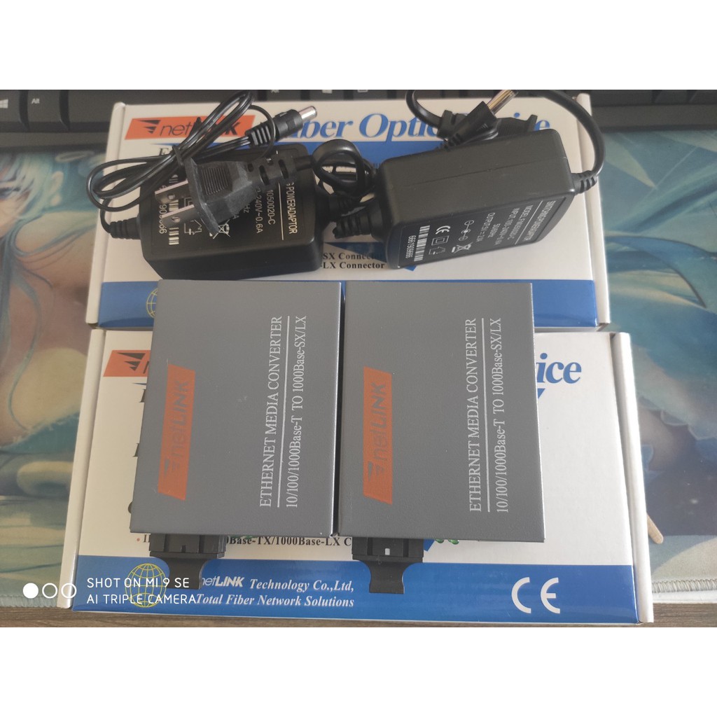 5 Cặp converter quang 2 sợi netlink HTB-GS-03 10 / 100/1000Mb/s | BigBuy360 - bigbuy360.vn