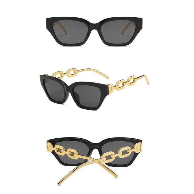 Kính Mát Hình Mắt Mèo Phong Cách Hip Hop Thời Trang Đi Biển Cá Tính Cho Nam Và Nữ